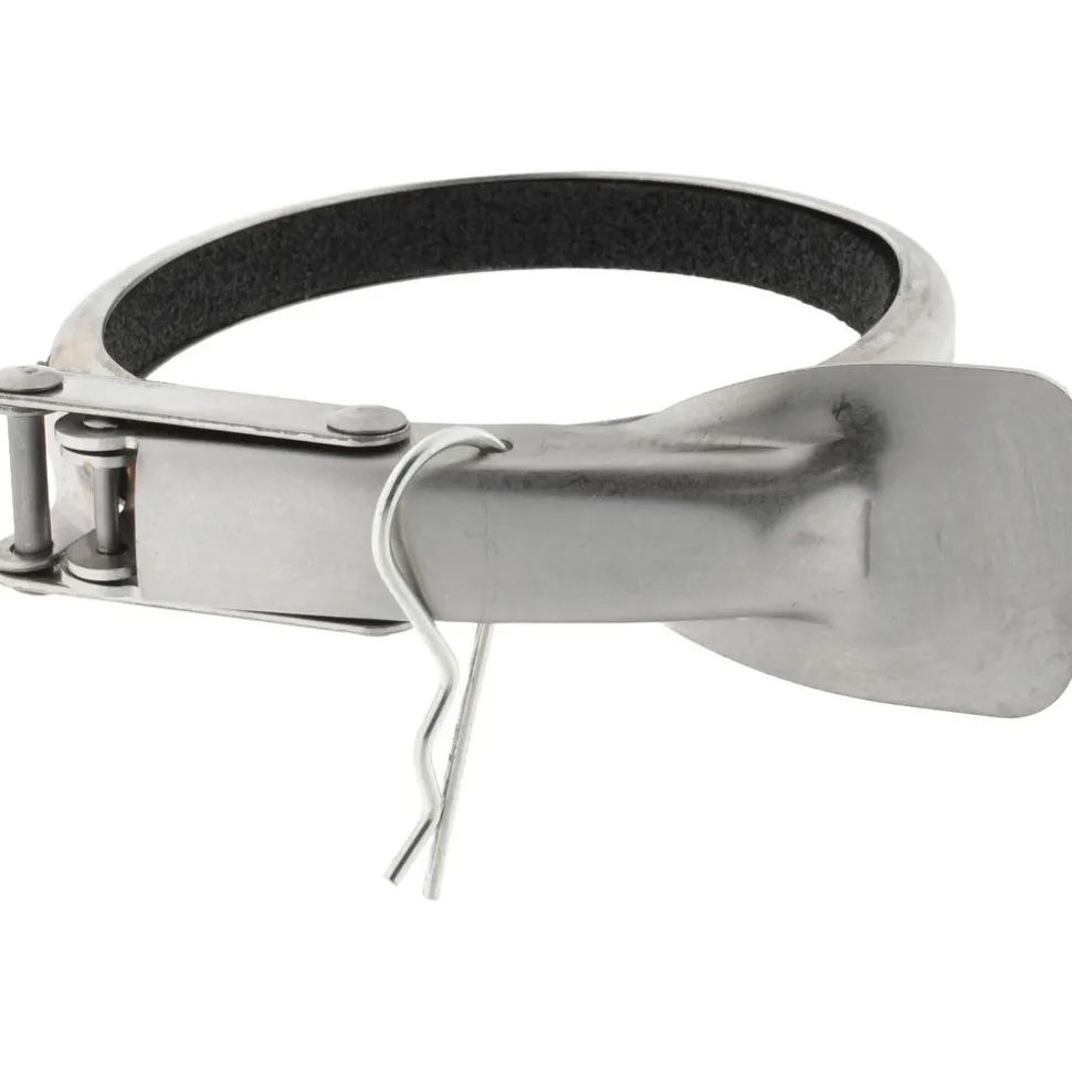 4" ID Galvanized Duct Clamp with PVC Seal