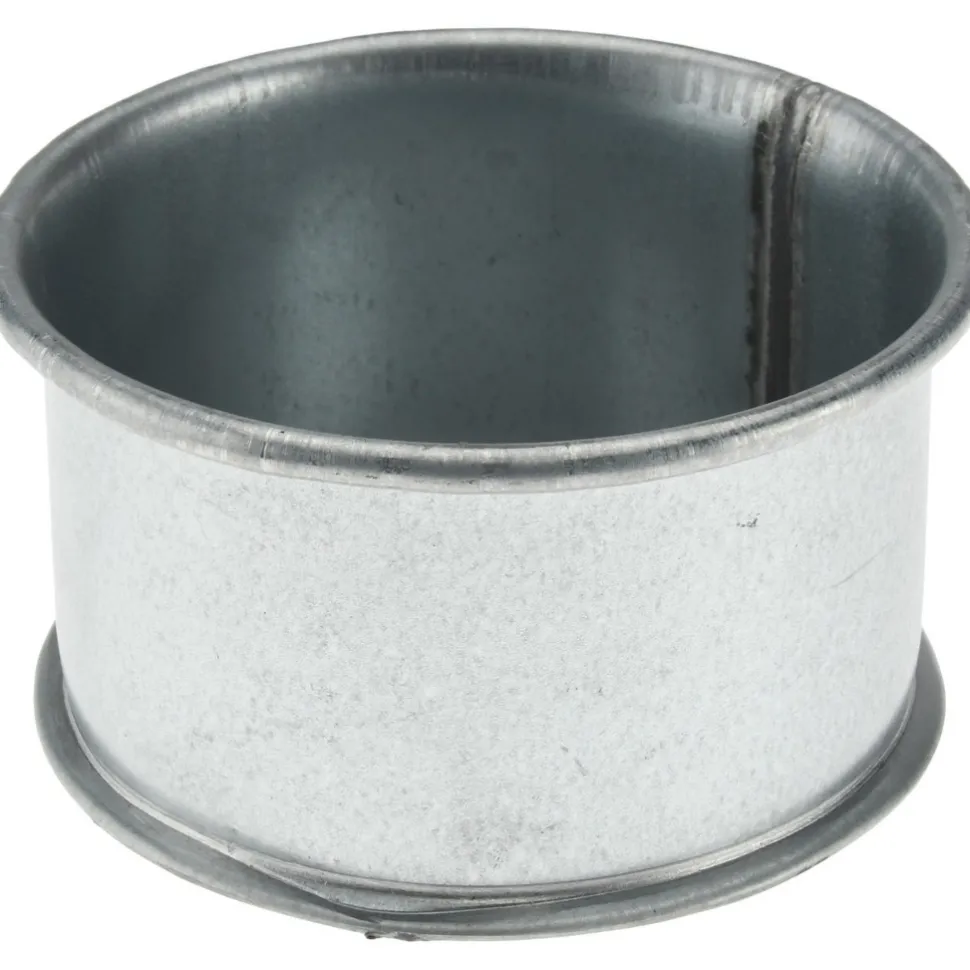 4" ID, Galvanized Duct End Cap