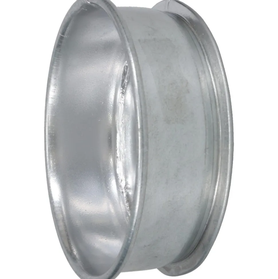 6" ID, Galvanized Duct End Cap