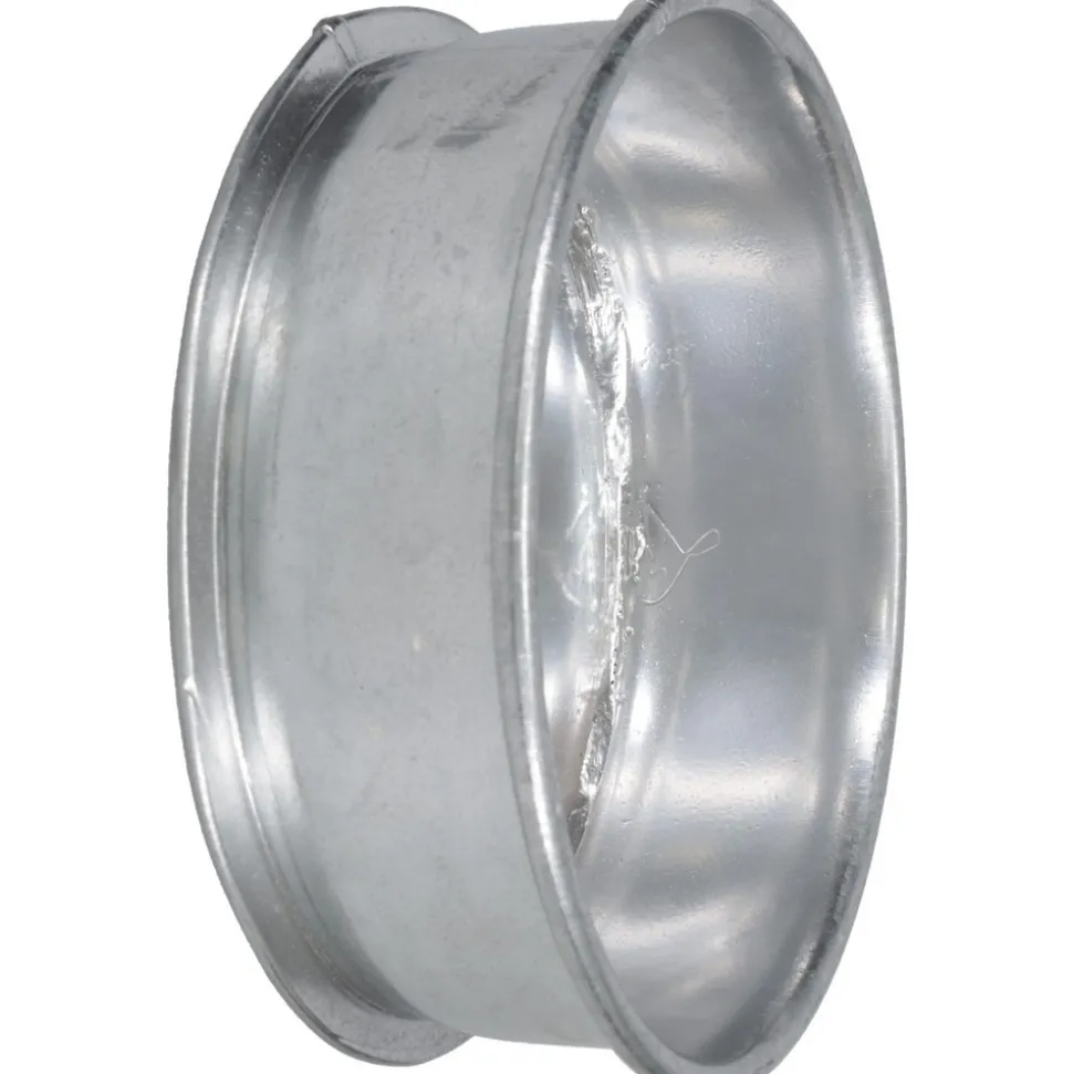 6" ID, Galvanized Duct End Cap