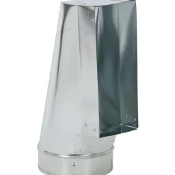 6" ID, Galvanized Duct End Register Boots