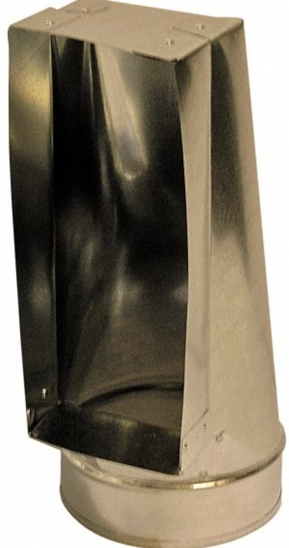 6" ID, Galvanized Duct End Register Boots
