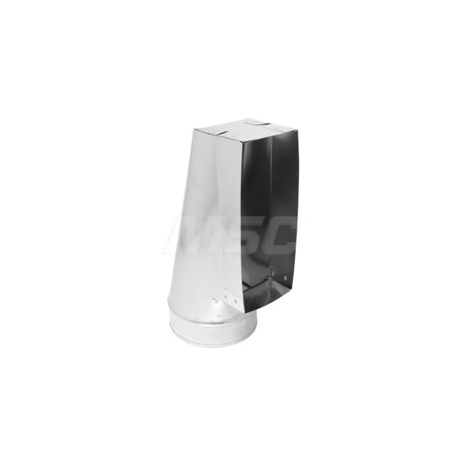 6" ID, Galvanized Duct End Register Boots