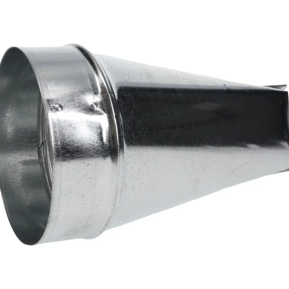 6" ID, Galvanized Duct End Stack Boots