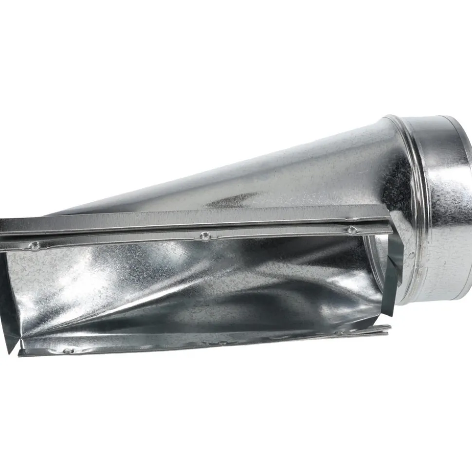 6" ID, Galvanized Duct End Stack Boots