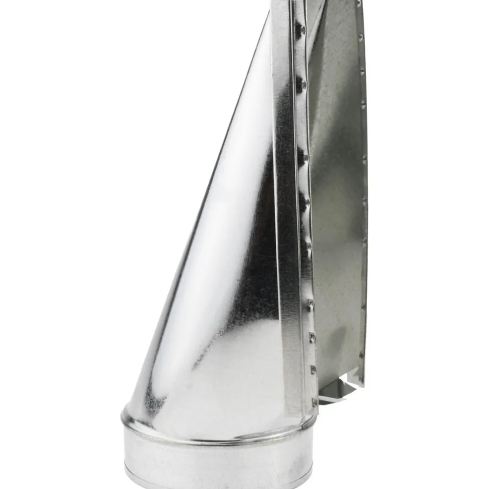 6" ID, Galvanized Duct End Stack Boots