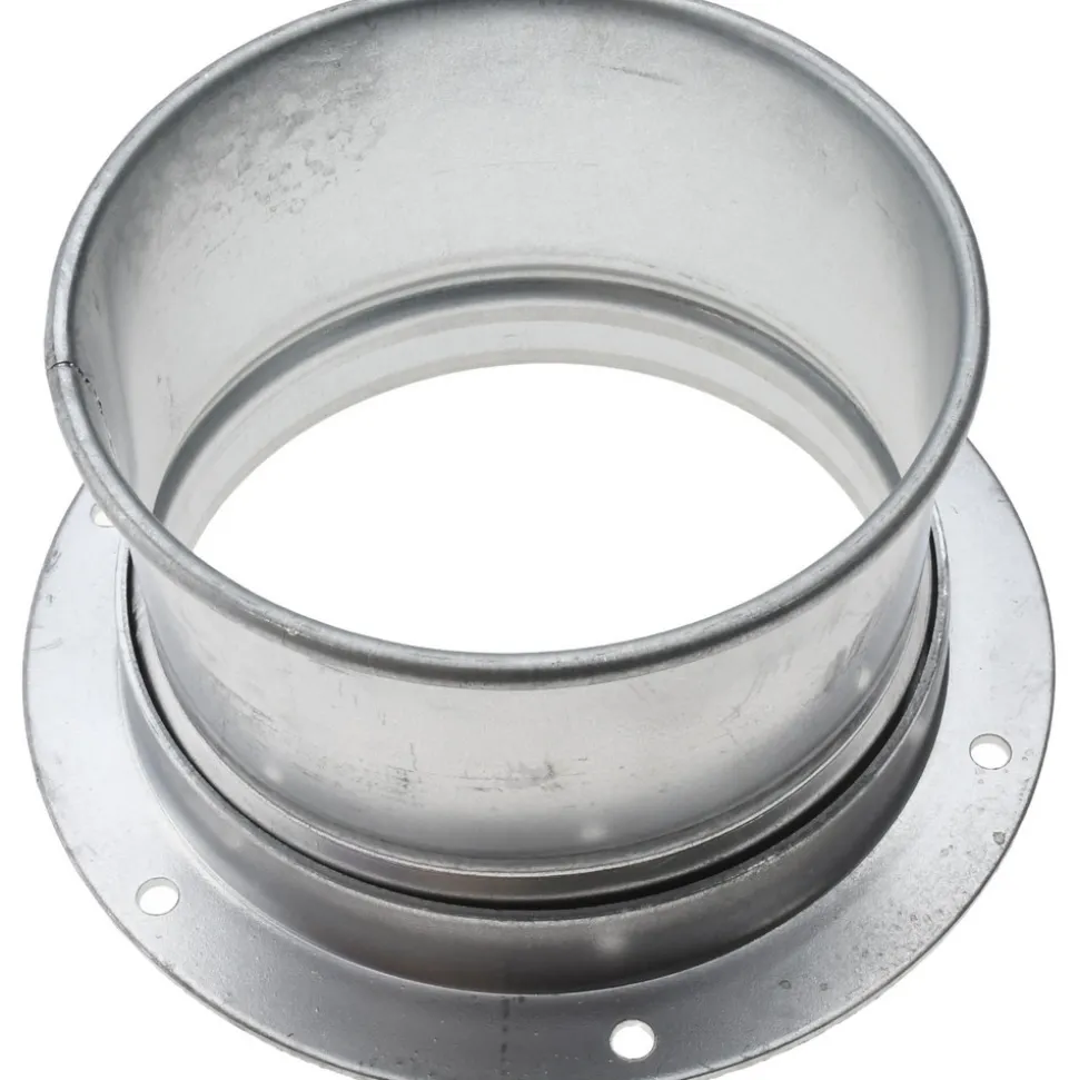 6" ID, Galvanized Duct Flange Adapter
