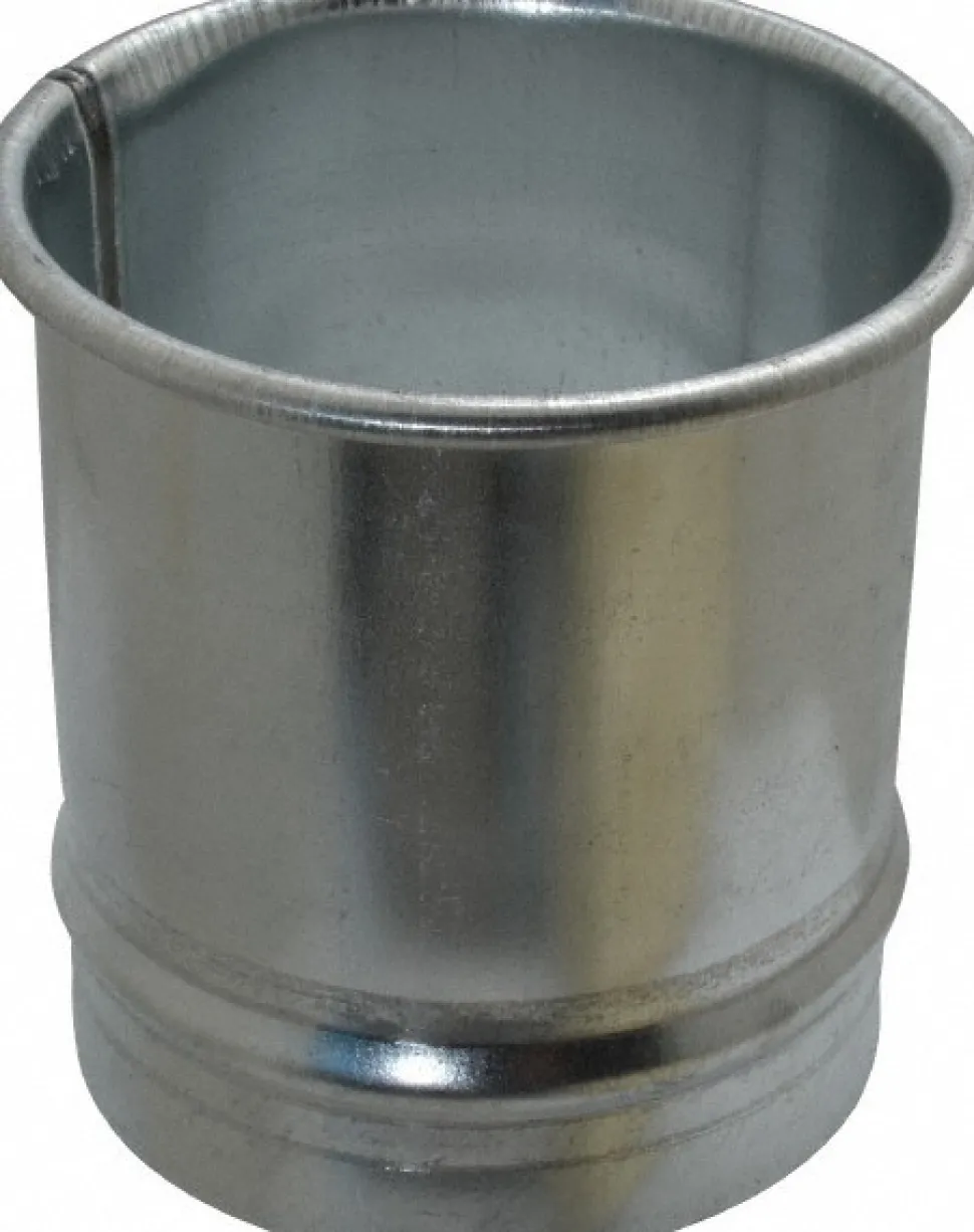 4" ID, Galvanized Duct Hose Adapter
