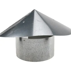 6" ID, Galvanized Duct Rain Caps
