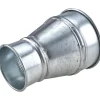 6-4" ID, Galvanized Duct Reducer