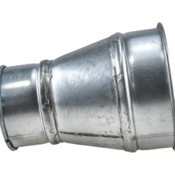 6-4" ID, Galvanized Duct Reducer