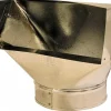 4" ID, Galvanized Duct Register Boots 90 Degree