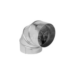 16" ID, Galvanized Duct Round Adjustable Elbows