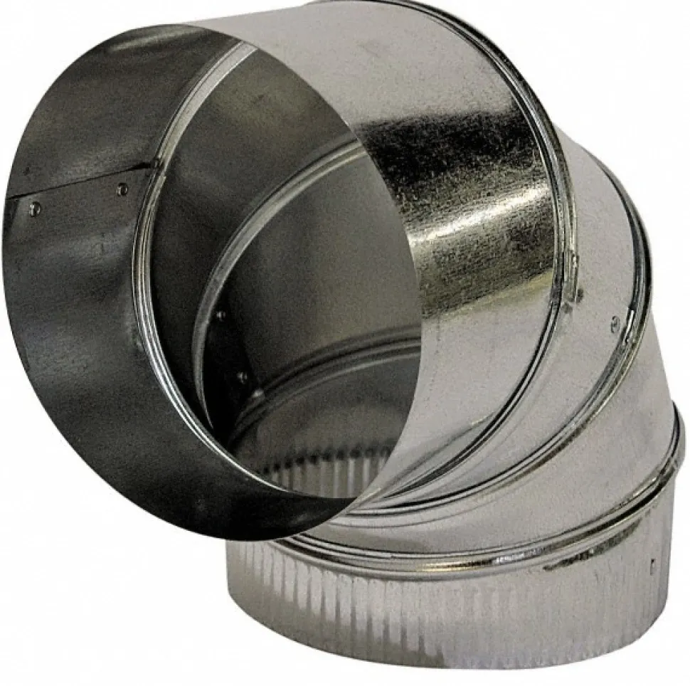 16" ID, Galvanized Duct Round Adjustable Elbows