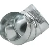 8" ID, Galvanized Duct Round Adjustable Elbows