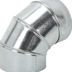 8" ID, Galvanized Duct Round Adjustable Elbows