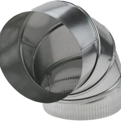 8" ID, Galvanized Duct Round Adjustable Elbows