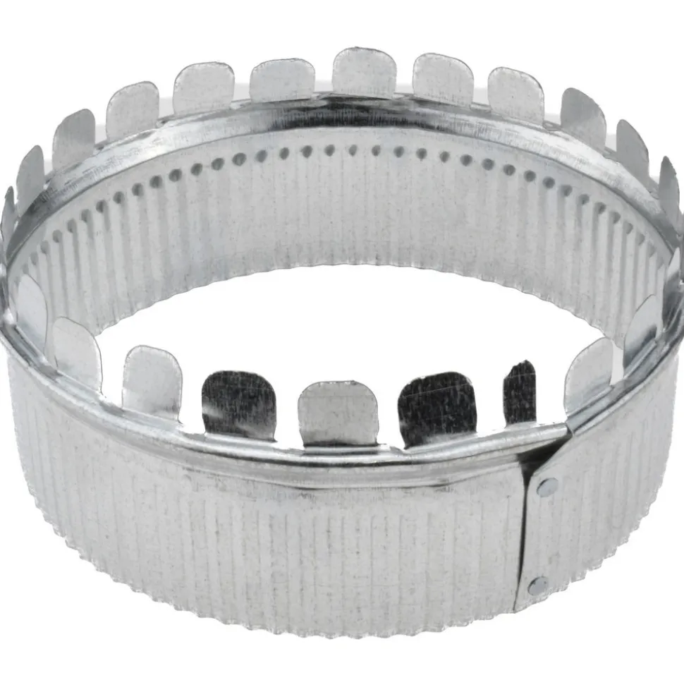 7" ID, Galvanized Duct Round Starting Collar