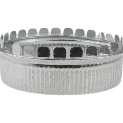 8" ID, Galvanized Duct Round Starting Collar