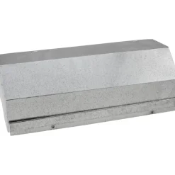 3-1/4" ID, Galvanized Duct Shortway 90° Stack Elbow