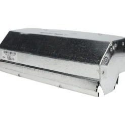 2-1/4" ID, Galvanized Duct Shortway 90° Stack Elbow
