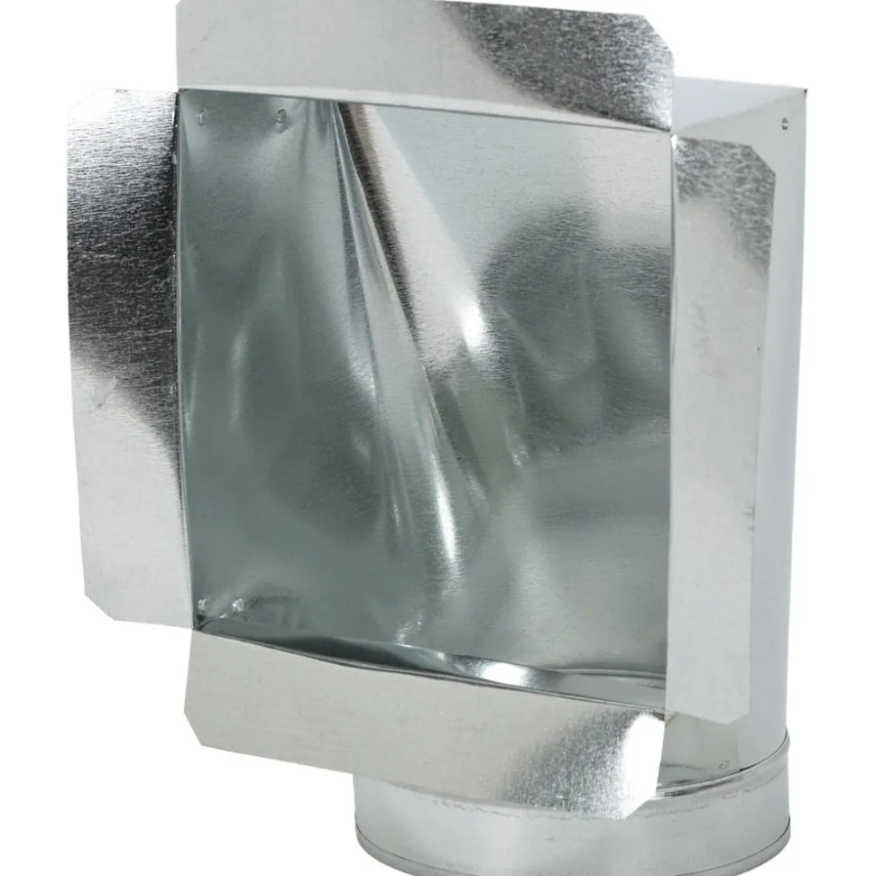 8" ID, Galvanized Duct Side Ceiling Boxes