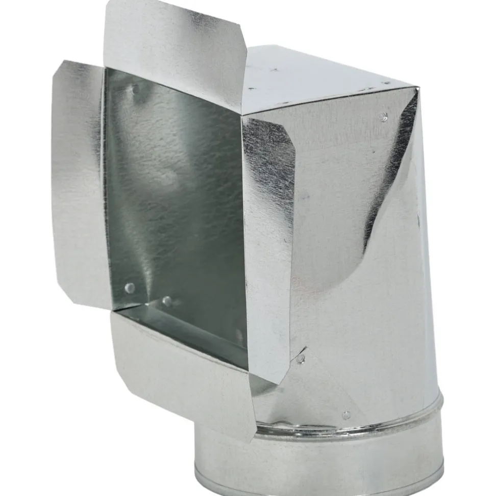 6" ID, Galvanized Duct Side Ceiling Boxes