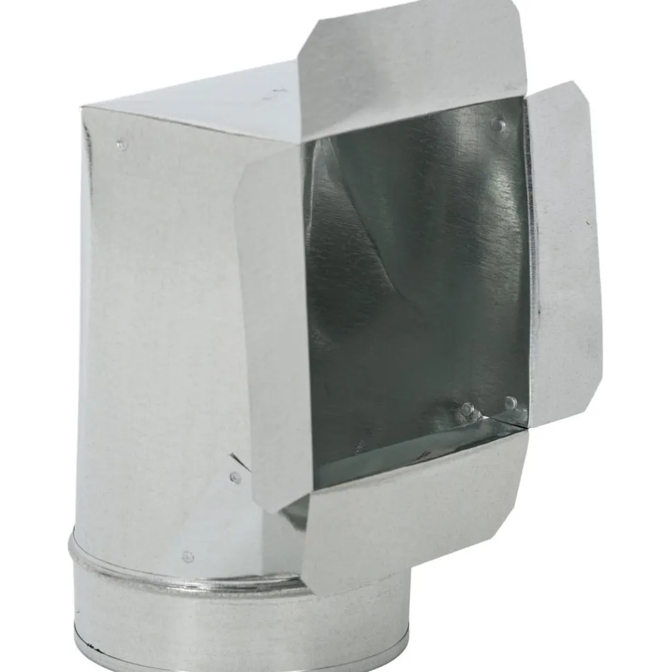 6" ID, Galvanized Duct Side Ceiling Boxes