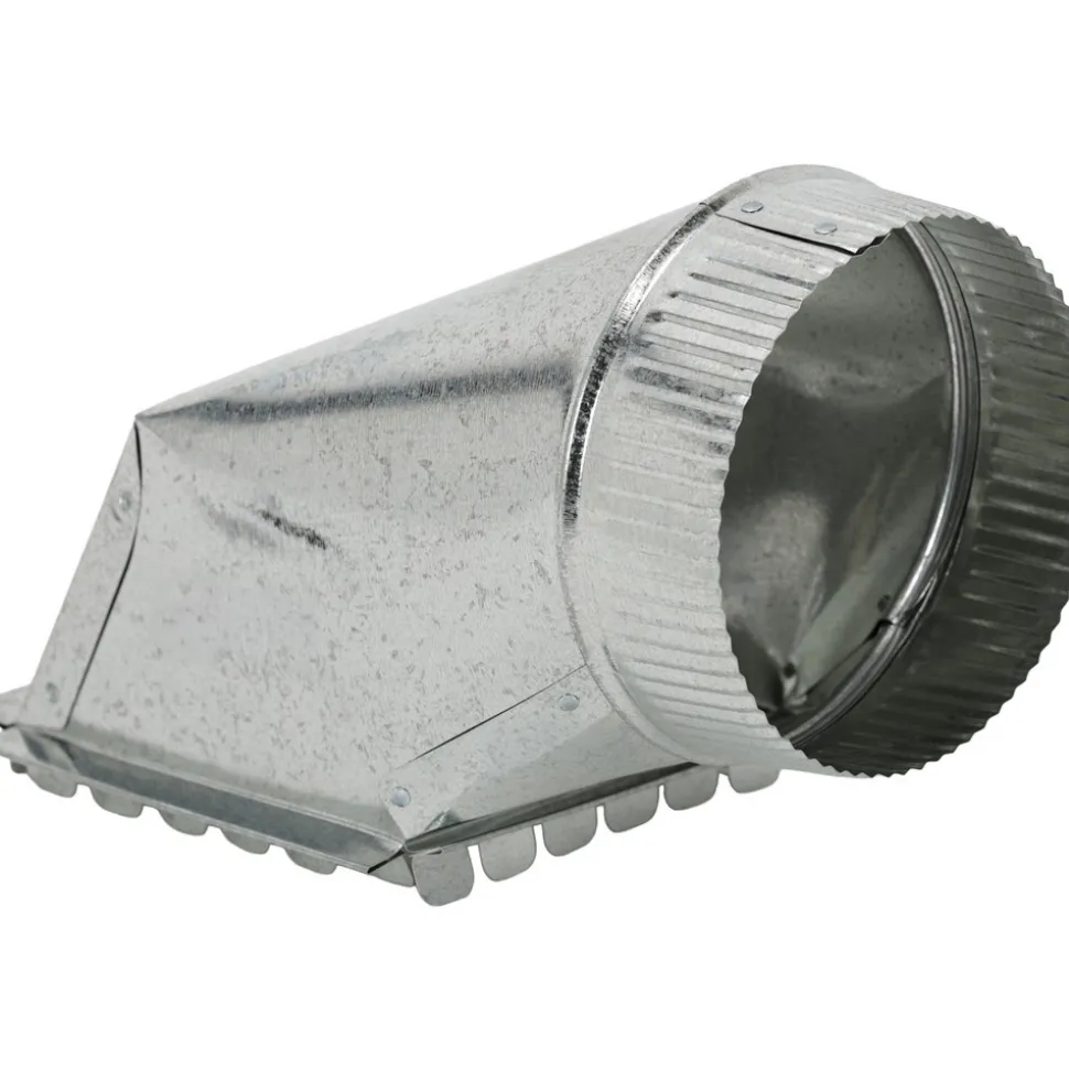 6" ID, Galvanized Duct Square Takeoffs