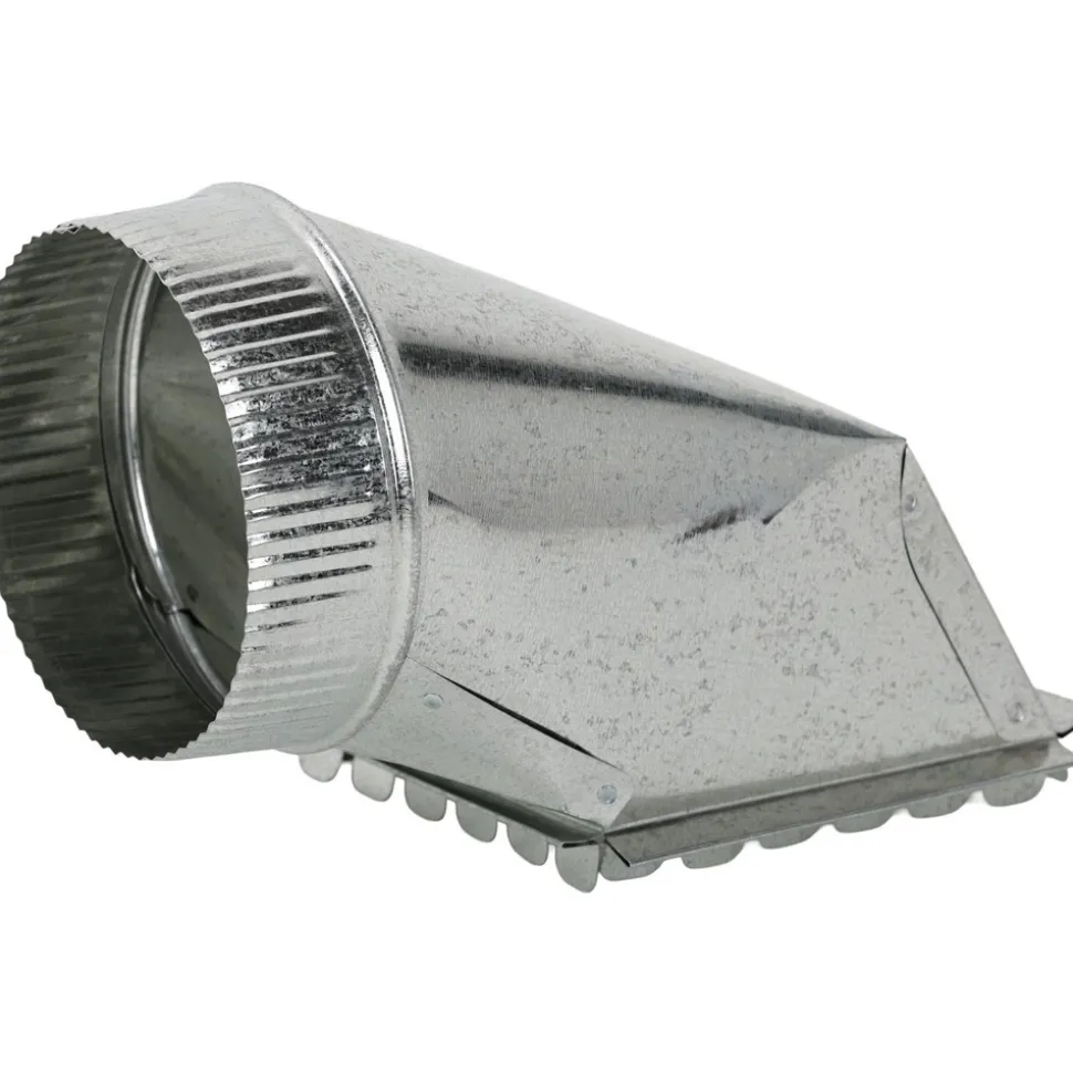 6" ID, Galvanized Duct Square Takeoffs