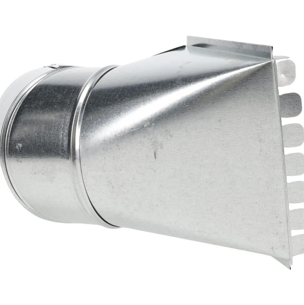 6" ID, Galvanized Duct Square Takeoffs