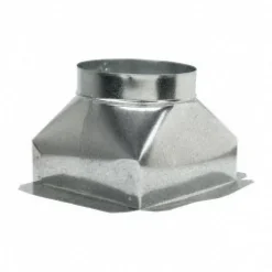 8" ID, Galvanized Duct Top Ceiling Boxes