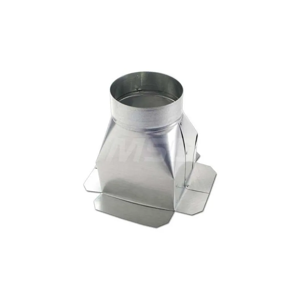 8" ID, Galvanized Duct Top Ceiling Boxes