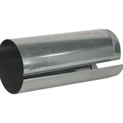 10" ID, Galvanized Round Pipe