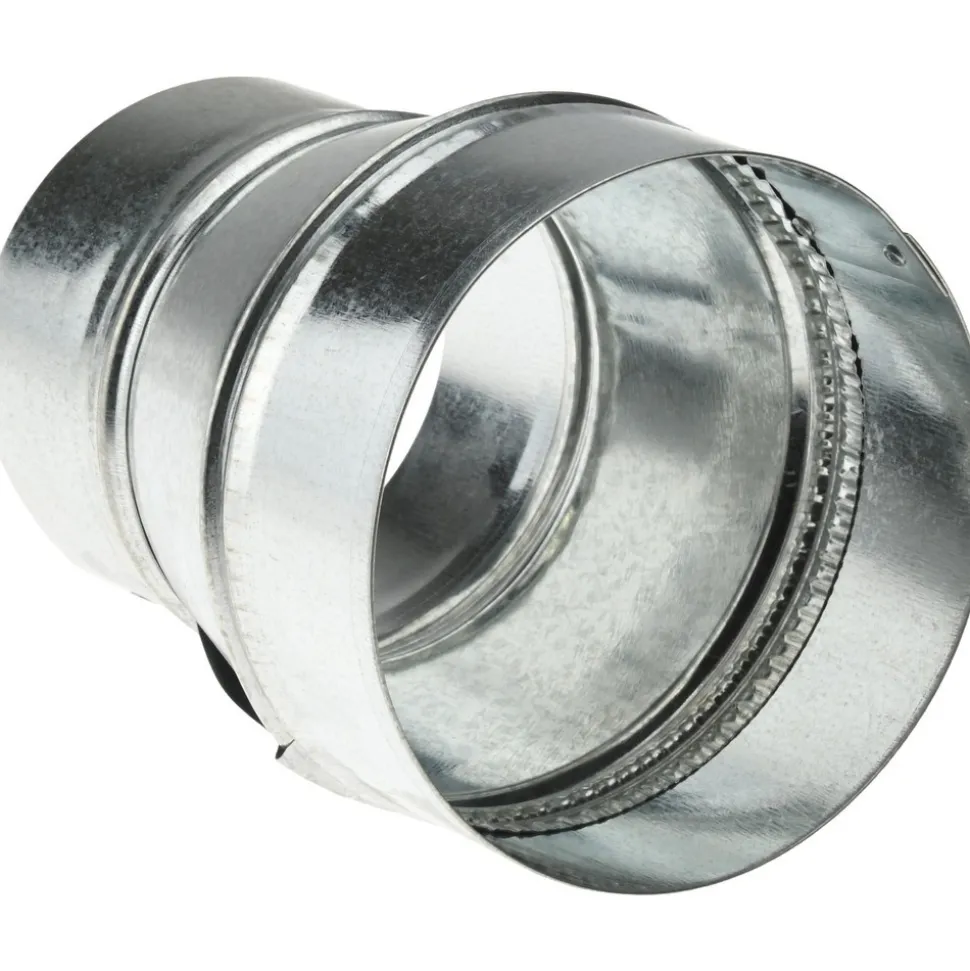 5" ID, 4" Reduced ID, Galvanized Duct Tapered Reducers w/o Crimp