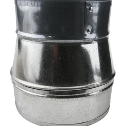 6" ID, 5" Reduced ID, Galvanized Duct Tapered Reducers w/o Crimp