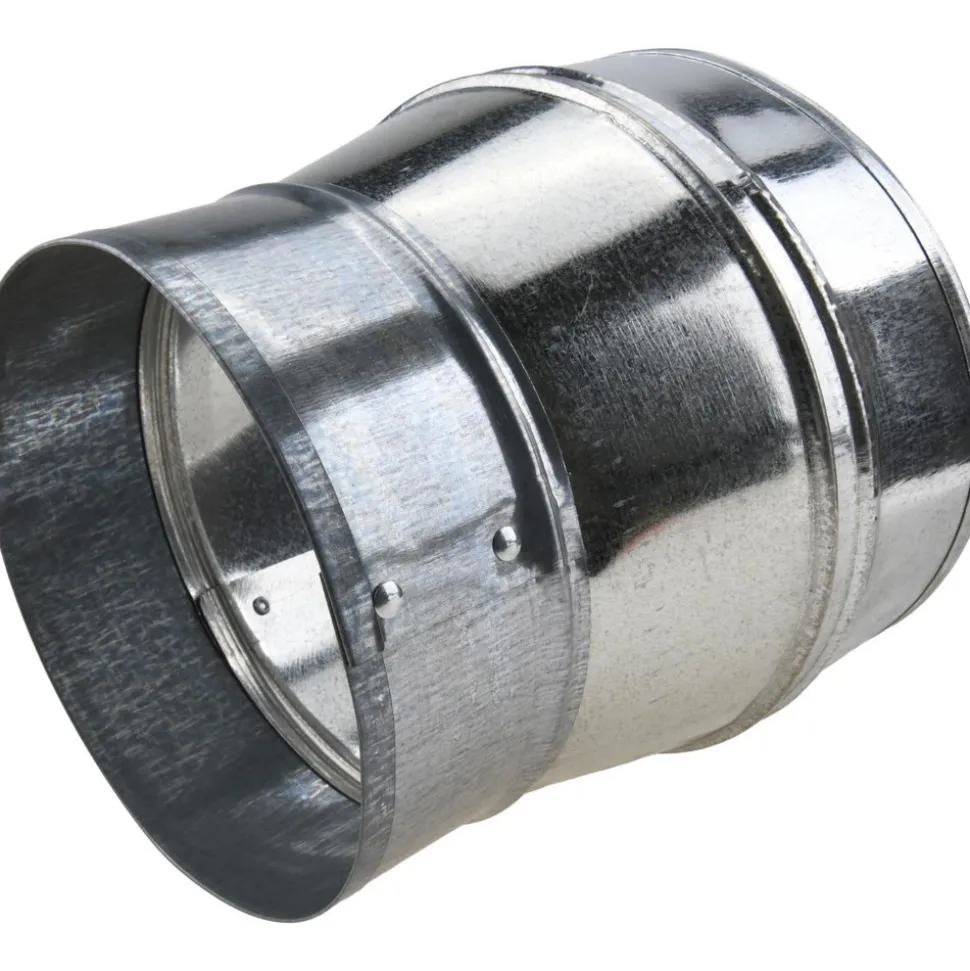6" ID, 5" Reduced ID, Galvanized Duct Tapered Reducers w/o Crimp