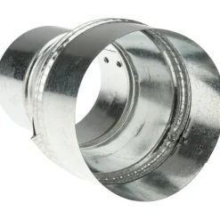 4" ID, 3" Reduced ID, Galvanized Duct Tapered Reducers w/o Crimp