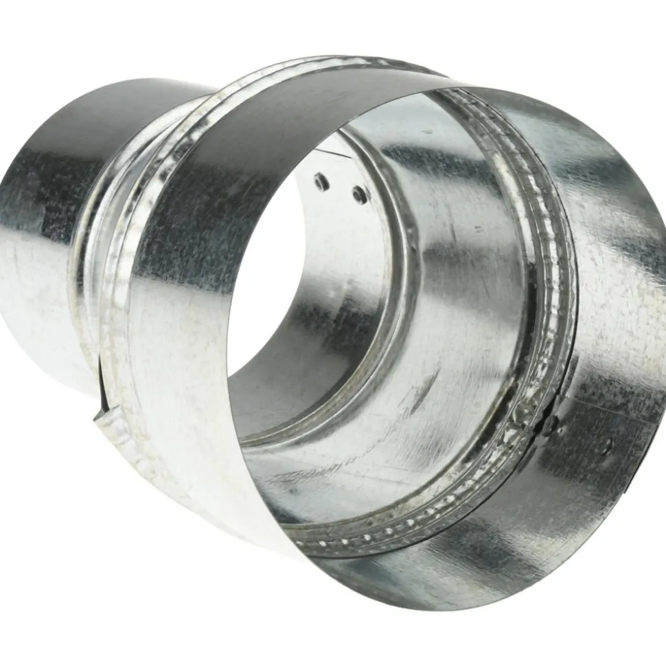 4" ID, 3" Reduced ID, Galvanized Duct Tapered Reducers w/o Crimp