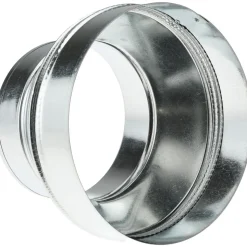 8" ID, 6" Reduced ID, Galvanized Duct Tapered Reducers w/o Crimp
