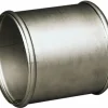 8" ID Stainless Steel Beaded Sleeve Splice Connector