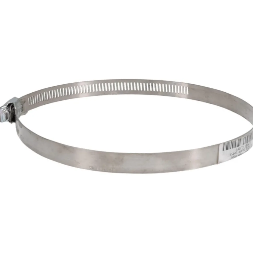 6-1/2" ID, Stainless Steel Duct Hose Clamps