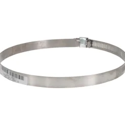 6-1/2" ID, Stainless Steel Duct Hose Clamps
