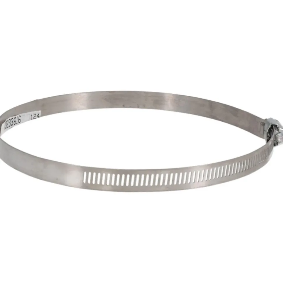 6-1/2" ID, Stainless Steel Duct Hose Clamps