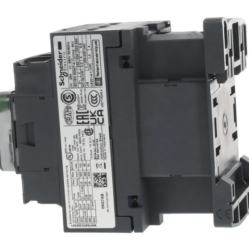 IEC Contactor: 3 Poles, NC & NO