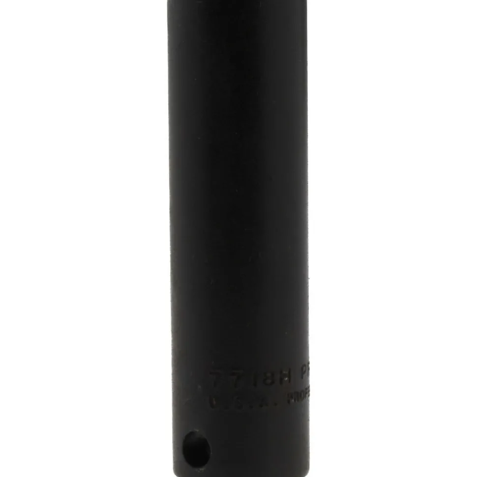 Impact Socket: 3/8" Drive, 9/16" Socket, Hex Drive