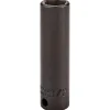 Impact Socket: 3/8" Drive, 1/2" Socket, Hex Drive