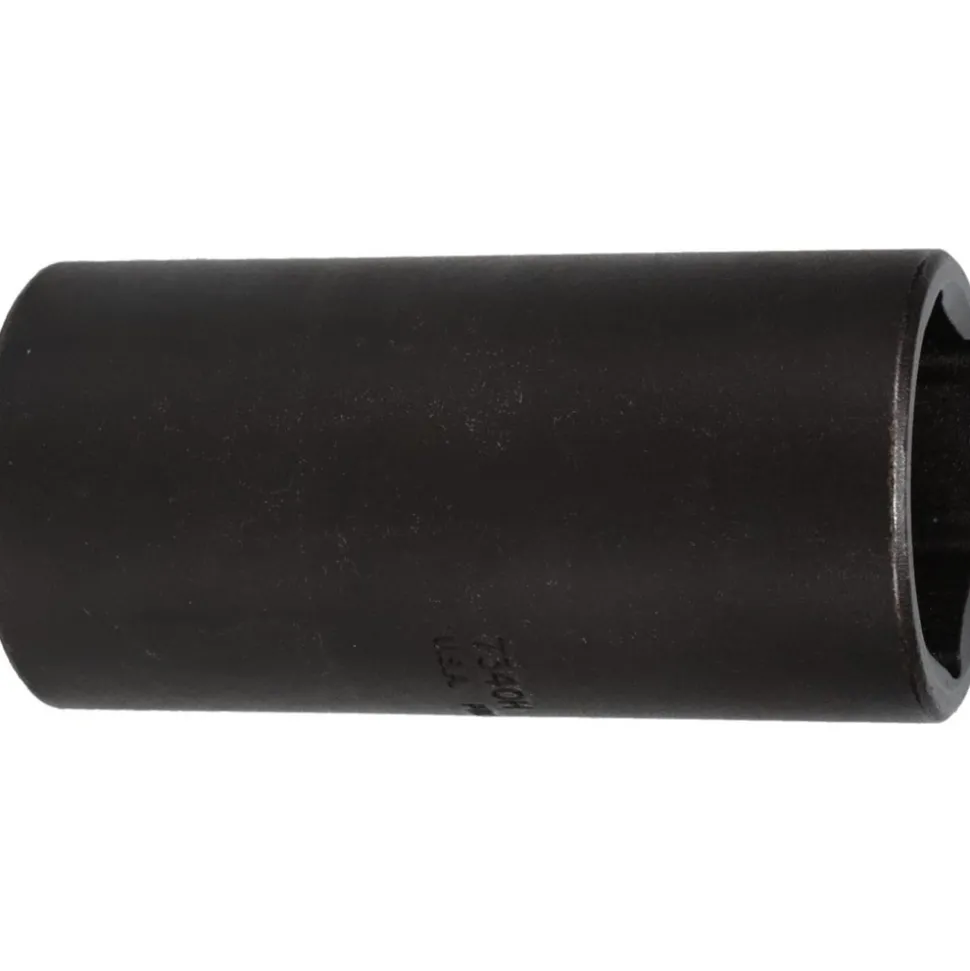 Impact Socket: 1/2" Drive, 1-1/4" Socket, Hex Drive