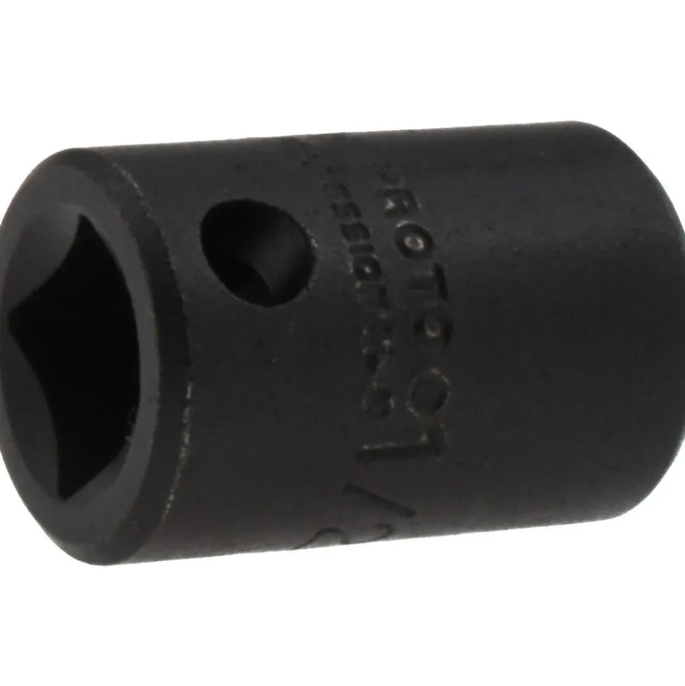 Impact Socket: 3/8" Drive, 1/2" Socket, Hex Drive