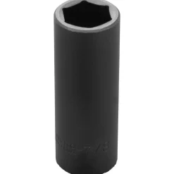 Impact Socket: 1/2" Drive, 7/8" Socket, Hex Drive